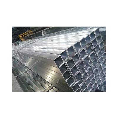 China Structure Pipe China Factory Supply Galvanized Stainless Steel Straight Seam Square Tube for sale