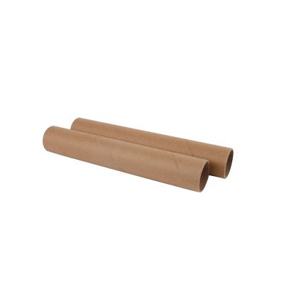 China Recyclable Industrial Cardboard Rolls Customized With Brown Kraft Paper Poster Tubes Textile Paper Rolls for sale