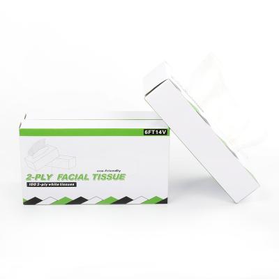 China Soft Comfortable Free Sample Simple Packaging Packed In Box Custom Soft Facial Tissue for sale