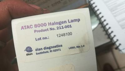 China Elan ATAC 8000 Halogen Lamp 12V 35W PN211-001 en venta