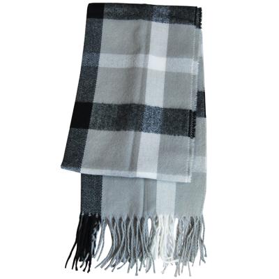 China Factory Price High Quality Warm Soft Acrylic Plaid Scarf Autumn And Winter Newest Scarf With Tassel For Women 2021 Newest Style for sale