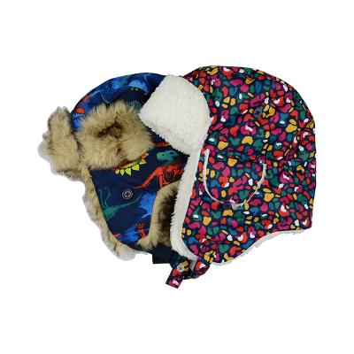 China Wholesale fashion chakpa hat 100% polyester printed chakpa hat kids winter warm hat for sale