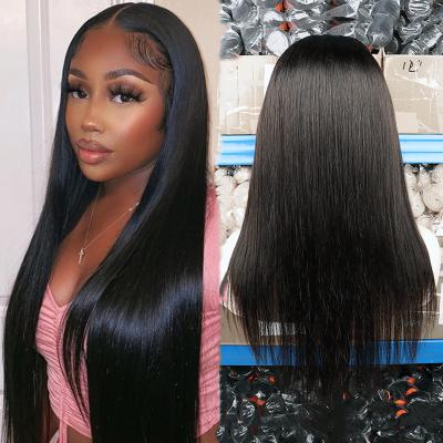 China Best Selling 20 Inch 4x4 Body Wave Brazilian Straight Hair Wig 4x4 Lace Closure Women Wig Wholesale Vendors for sale