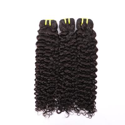 China Free Sample Curly Virgin Cambodian Raw Deep Curly Hair Weft Hair Extensions Wholesale Free Sample Loop Weft Bundles for sale