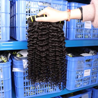 China Natural Raw Unprocessed Virgin Burmese Curly Deep Curly Hair Vendor Hair Bundles Weave Bundles for sale