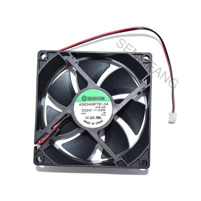 China KDE2409PTB1-6A Brand New Plastic 420 2.2KW 9025 9CM DC24V 3.6W 2 Pin Converter Fan for sale