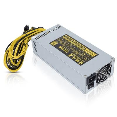 China Hot Sale 2U Desktop Power Supply 2000W 180-240V 2U Single Channel 80 PLUS PSU high efficiency 24*11*6.5cm US/CA/RU/FR in stock for sale