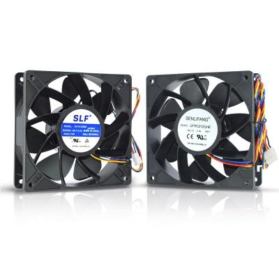 China Computer Case Well Screened SENLIFANG SG121238BS/QFR1212GE DC12V 2.1A Double Ball Bearing Fan for sale