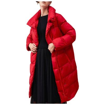 China Wholesale Popular Waterproof Long Stripper Jacket Women Fashion Thermal Down Coat Winter Women Warm Jacket for sale