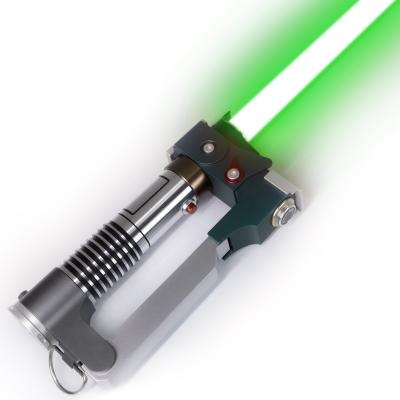 China 6063 Aluminum Alloy LGT Saber DamienSaber Ezra Cartoon Character Metal Handle RGB Xenopixel Heavy Duel Blade Xenopixel Smooth Swing High End Lightsaber for sale