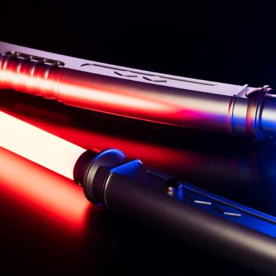 China 6063 Aluminum Alloy LGT Saber DamienSaber Ahsoka Metal Hilt RGB Xenopixel Heavy Dueling Blade Xenopixel Smooth Swing Hot Sale High End Jedi Lightsaber for sale