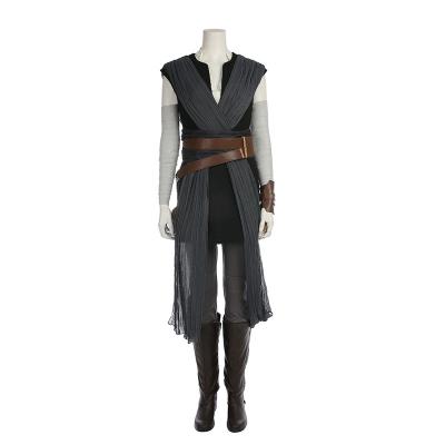 China High Quality 1:1 Replica Movie 8 Movie Character Cloth Rey Cosplay Costume The Last Jedi Costumes 8 for sale