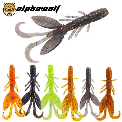 China Alpha Wolf New Lure Soft Groundbait Simulated Shrimp Shrimp Soft Groundbait 5.5CM/1.4g 7Colors 12pcs/bag AF-79 12pcs/bag for sale