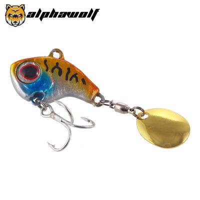 China New Alpha Wolf New Arrival Fishing Lures Spinning Iron Flat Road Underbait Chaff 3cm/13g VIB Metal AF-540-13 AF-540-13 for sale