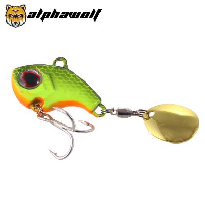 China New Alpha Wolf New Arrival Fishing Lures Spinning Iron Flat Road Bait Chaff 3.5cm/22g VIB Metal AF-540-22 AF-540-22 for sale