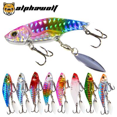 China Alpha Wolf New Arrival Metal VIB Lure Lure Metal Spin Sequins 5.5cm/16g 8 Colors Rock Strong Reflective AF-544-16 Lure AF-544-16 for sale