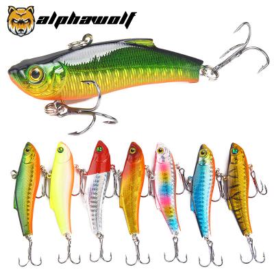 China Alpha Wolf New Arrival Metal VIB Lure Lure Metal Glitter 7cm/18g 7Colors Strong Reflective Rock AF-492 Spinning Lure AF-492 for sale