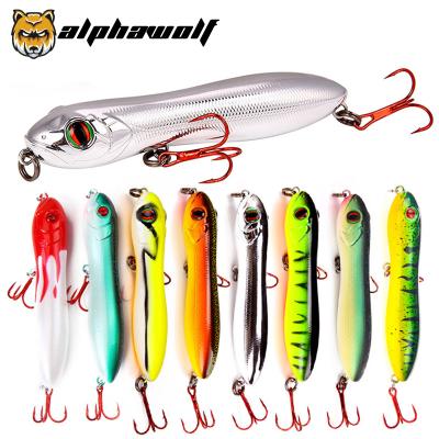 China Alpha Wolf New Lure Hard Bait Pencil Submerged To Groundbait Underwater 10CM/15.6g 8 Colors 3D Eyes AF-106 AF-106 for sale