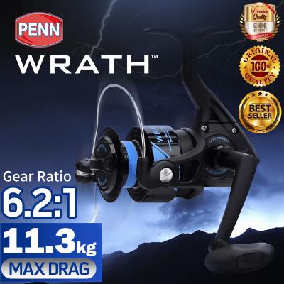 China [Genuine Product] Metal Body PENN ANGER Reel Gear Spin Ratio: 6.2:1 11.3KG Max Drag Spinning Reel High Quality for sale