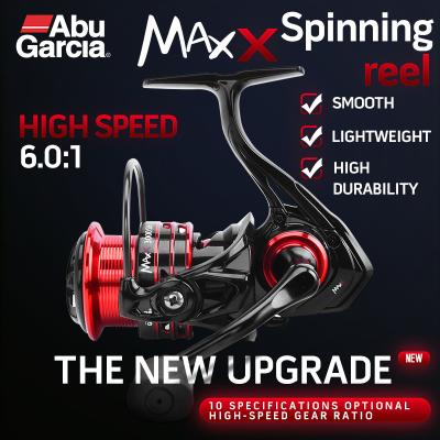 China Metal Body Abu Garcia Reel Fishing 8KG Max Drag 4+1BB High Speed ​​Spinning Reel [Genuine Product] Max X High Quality for sale