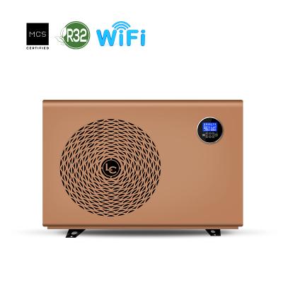 China Multi-Console Rack 15kw 20KW Inverter Air Source Swimming Pool Heat Pump Water Heater Outdoor Swimming Heat Pump For Swimming Pool CE ROHS for sale