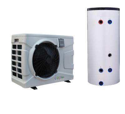 China Hotel 7kW Residential ABS Anti-crossive Casing Heat Pump Water Heater For Bath Or Shower for sale