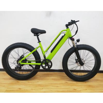 China New Style Aluminum Alloy Adult Snow Field Fat Tire Electric Mountain Bike for sale