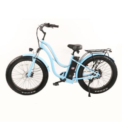 China New Recreational Blue Snowmobile 48V 750W Electric Bicycle Manufacturers Direct Sales for sale