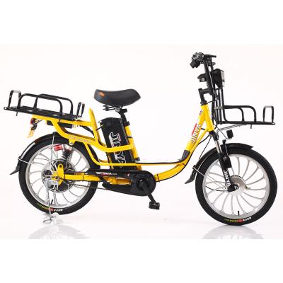 China Aluminum Alloy 48V400W Electric Food Delivery Bicycle For Adults for sale