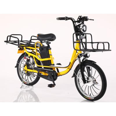 China Aluminum Alloy Sell Well New Type 48V Controller Smart Meal Delivery Electric Brushless Bicycle for sale