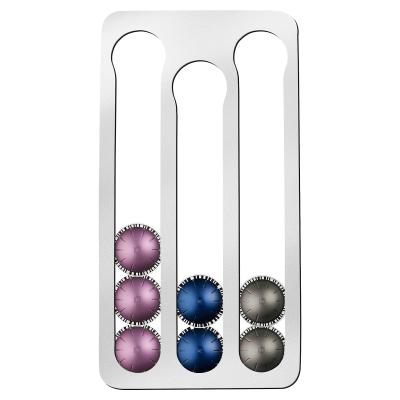 China Kitchen Sustainable Metal Wall Mounted On Fridge Magnetic Coffee Capsule Holder For Nespresso Vertuo Capsules for sale