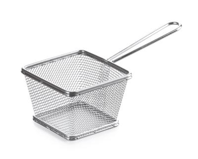 China High Quality Viable Home Kitchen Supply Wholesale Metal Stainless Steel Mini French Fries Fry Basket for sale