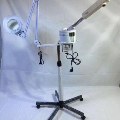 China New Design DEEP CLEANSING Facial Steamer and Enlarging Lamp Led 2 in 1 Facial Steamer for sale