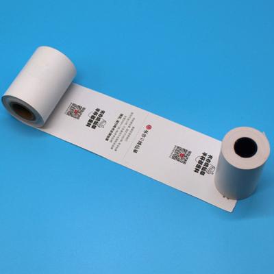 China Customized Preprinted Thermal Printer Paper 3 Rolls 1/8 X bpa 230 57 X 40 Free for sale