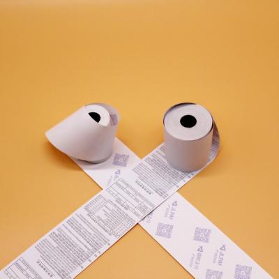 China Thermal Printer Receipt Paper Rolls Factory Wholesale Price Support 3 1/8mm Thermal Paper Rolls Printing Logo Trademarks for sale