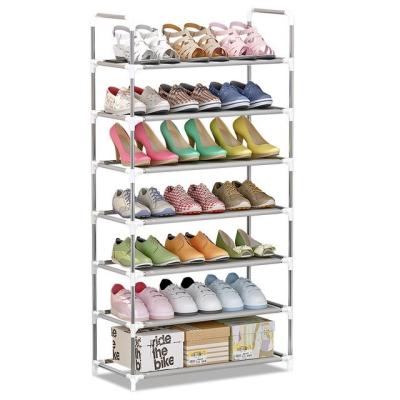 China Wholesale Cheap Convertible 9 Pair Over Door Shoe Rack Metal For Kid Shoe Organizer For Baby Shoe Cabinet for sale