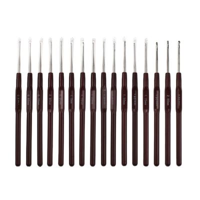 China (Sell By Style) High Quality One Best Selling Brown Knitting Needles Lace Up Crochet Hook for sale