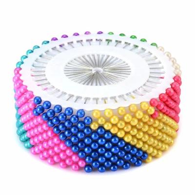 China Clothing Shirt Setting Wholesale 3.5cm Big Color Bead Ball Head Colorful Sewing Needle For Garment Making for sale