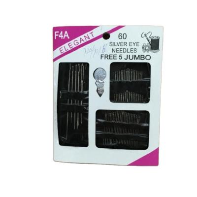 China Hand Sewing Various Specifications F4A-55 Household Hand Sewing Needle Large Eye Needles for sale