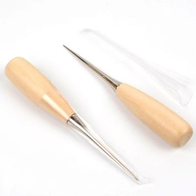 China High Quality High Quality Wooden Handle Awl Hand Nail Tool Canvas Shoe Repair Awl Leather Shoe Repair Tool (Awl No.9) for sale