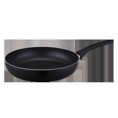 China Hot Sale 2022 20cm Sustainable Kitchen Black Aluminum Cookware Non-Stick Custom Cooking Frying Pan Without Lid for sale