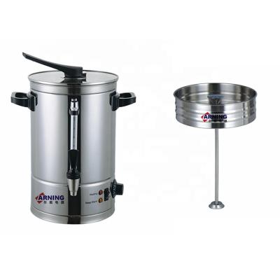 China Restaurants Hotel Supply Ware Stainless Steel Boiler Coffee Equipment Coffee Maker Double Wall Heating Element for sale