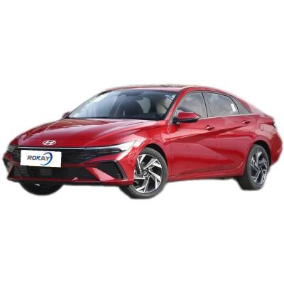 China Leather Cheap Price Elantra 2023 1.5T CVT 84kw LUX Premium Edition Brand New Gasoline Car Used Chinese Sedan for sale