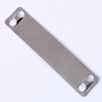 China Steel 10x89mm Stainless Steel Marker Plate And Tag for sale