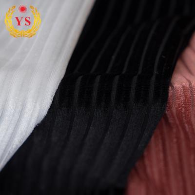 China Sustainable New Fashion Hot Selling 200gsm Polyester Knitted Fabric Velvet Fabrics for sale