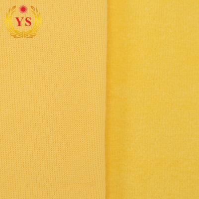 China 2020 viable latest stocklot shear knit polyester cotton stoned velvet fabrics for sale