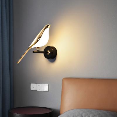 China New Style Modern Art Deco Bedroom Bedside Hotel Indoor 6w 10w Home Led Wall Lamp for sale