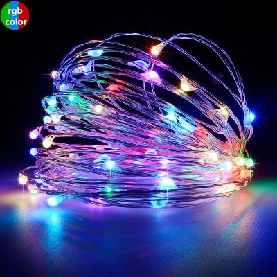 China Garden 5M 10m 20M Remote Control USB Connect Fairy Lights Copper Wire Led String Light for sale