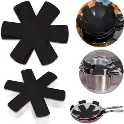 China 6pcs Viable Felt Pot & Pan Protectors Customized Felt Pot Mats for sale