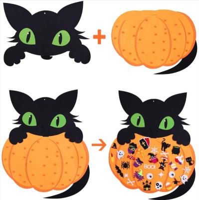 China DIY Felt Halloween Decoration Eco-friendly Pumpkin Ornaments For Holiday Home Eco-friendly Decorations Customization Plastic Easter Eggs 00 for sale